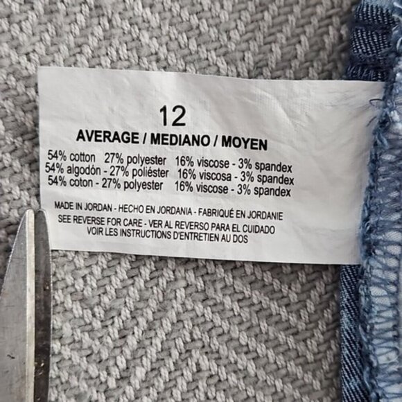 Gloria Vanderbilt Jeans Women's Size 12 (33x30) Slimming Acid Wash Y2K DGVB5121 - Picture 9 of 16